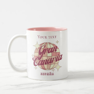 Gran Canaria Spanien Tourismus Souvenirdekor Zweifarbige Tasse
