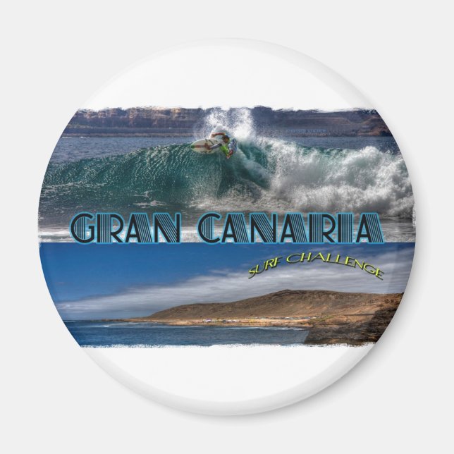 Gran Canaria Surf Challenge Magnet (Vorne)