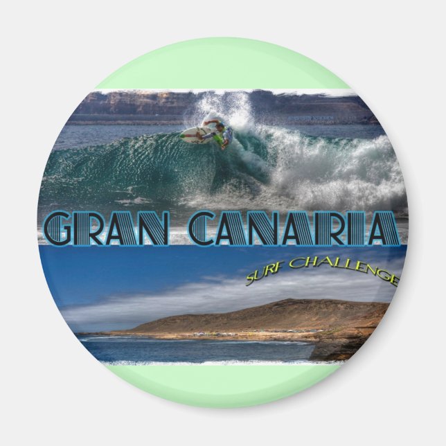 Gran Canaria Surf Challenge Magnet (Vorne)