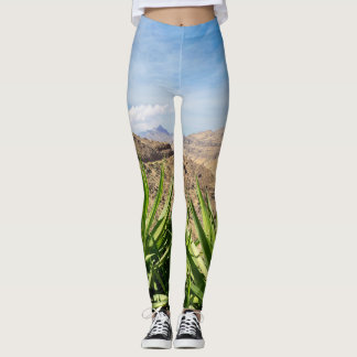 Gran Canary Mountain Landscape Leggings