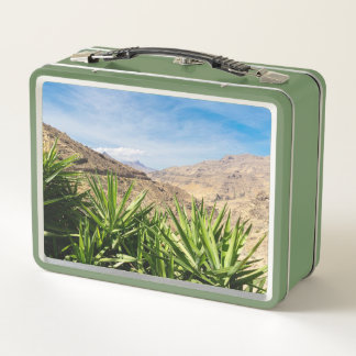 Gran Canary Mountain Landscape Metall Brotdose