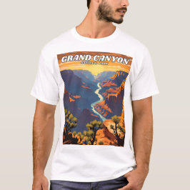Gran Canyon National Park Illustrationsprogramm T-Shirt