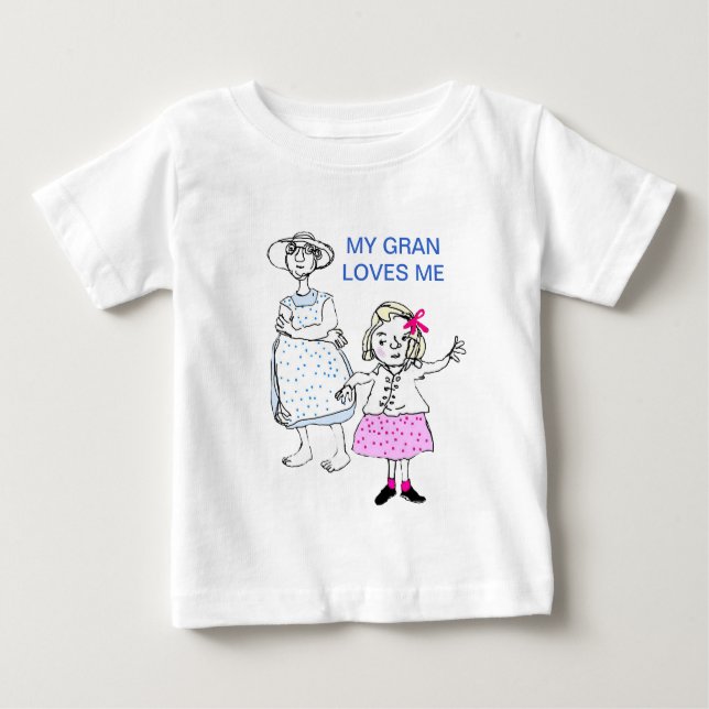 Gran Lieben mir Baby T-shirt (Vorderseite)