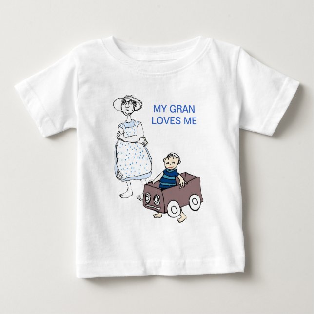 Gran Lieben mir Baby T-shirt (Vorderseite)