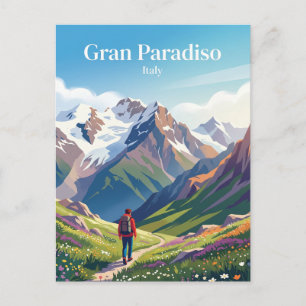 Gran Paradiso Italien Postkarte