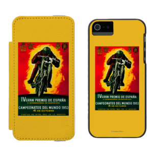 Gran Premio de Espana Vintage PlakatEuropa Incipio Watson™ iPhone 5 Geldbörsen Hülle