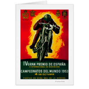 Gran Premio de Espana Vintage Poster Europa