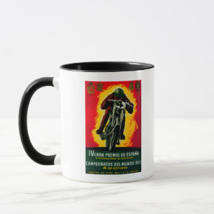 Gran Premio de Espana Vintage Poster Europa Tasse