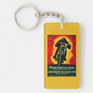 Gran Premio de Espana Vintage PosterEuropa Schlüsselanhänger
