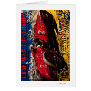 Gran Premio De Europa Vintag PosterEurope
