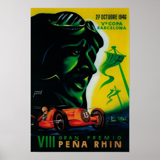 Gran Premio Pena Rhin Vintag Poster Europe (Vorne)