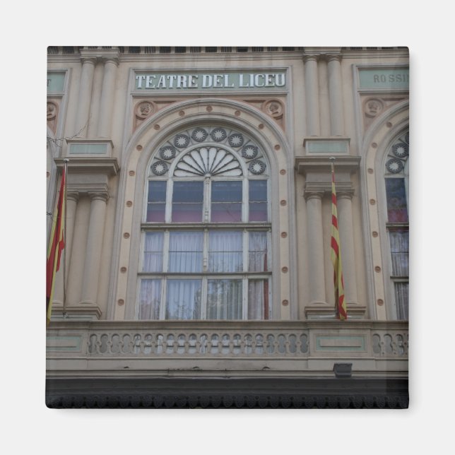 Gran Teatre del Liceu, Barcelona Magnet (Vorne)