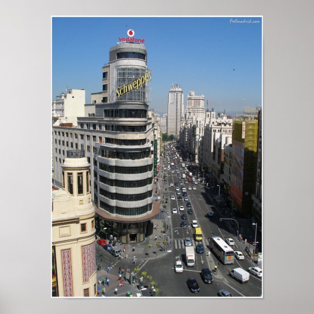 Gran Via Madrid Poster (Vorne)
