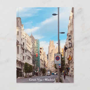Gran Vía - Madrid Postkarte