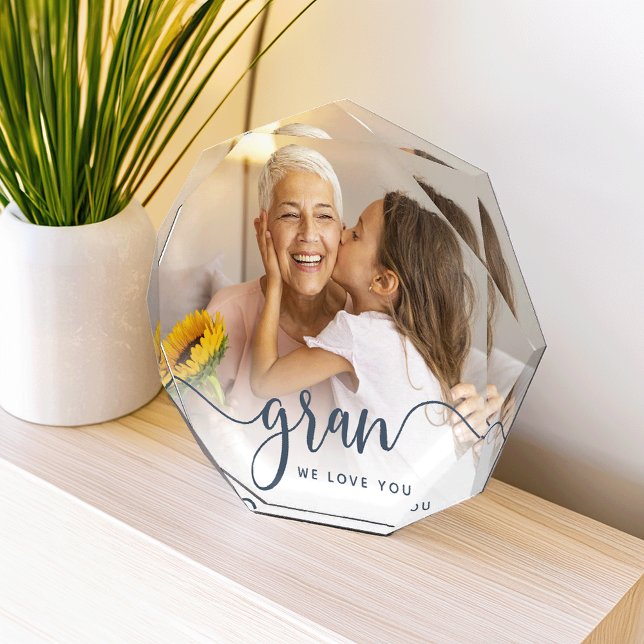 Gran We Liebe You | Oma Script Overlay Fotoblock (Von Creator hochgeladen)