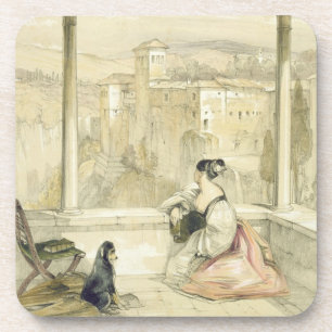 Granada (Alhambra), überziehen 9 'von den Skizzen Untersetzer