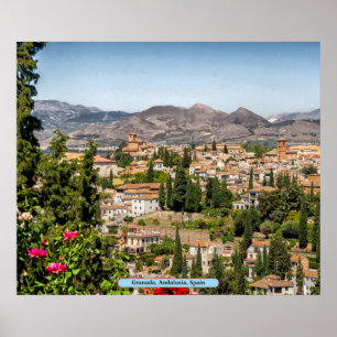 Granada, Andalusien, Spanien Poster