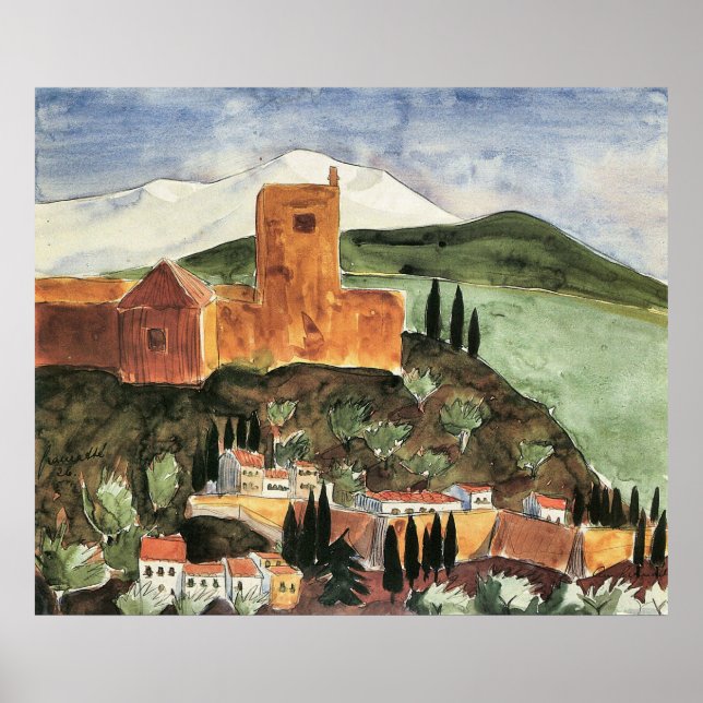 Granada II von Walter Gramatte Poster (Vorne)