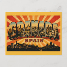 Granada Spanien Alhambra-Palast Postkarte