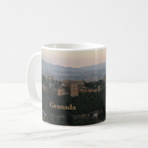Granada Spanien, Alhambra Postcard Tasse