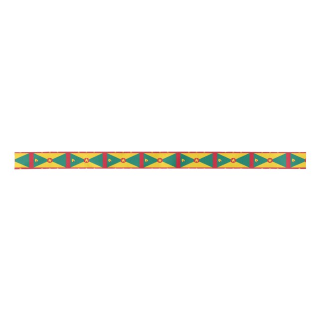 Granada Spanien Flagge Ribbon Satinband (Vorderseite)