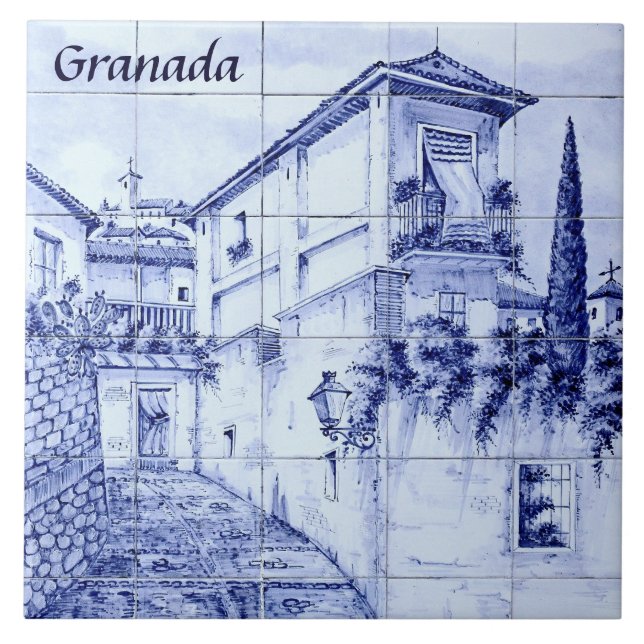 Granada, Spanien Fliese (Vorderseite)