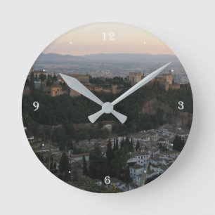 Granada, Spanien - Foto-Uhr Runde Wanduhr
