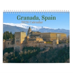 Granada, Spanien - Kalender 2025