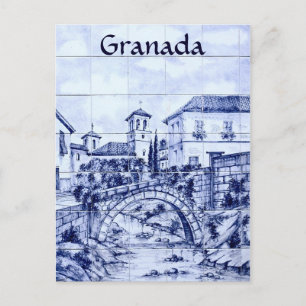 Granada, Spanien Postkarte