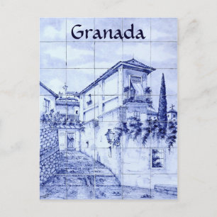 Granada, Spanien Postkarte