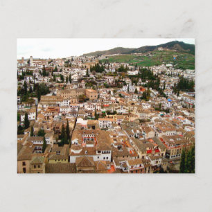 Granada, Spanien Postkarte