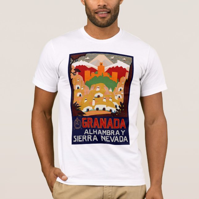 Granada Spanien T-Shirt (Vorderseite)