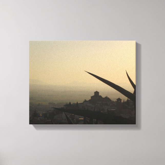 Granada Stadt Spanien Foto Single Leinwanddruck (Vorderseite)