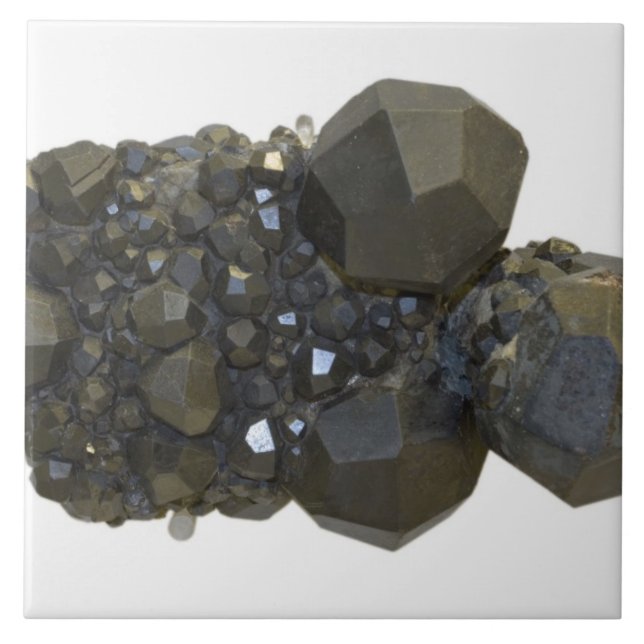 Granat in der natürlichen Form Fliese (Vorderseite)