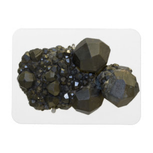 Granat in der natürlichen Form Magnet