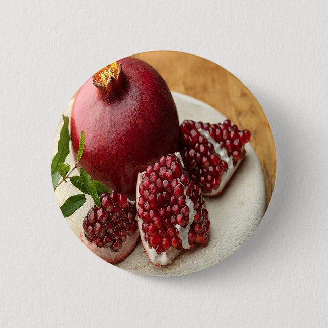 Granatapfel Button (Vorderseite)