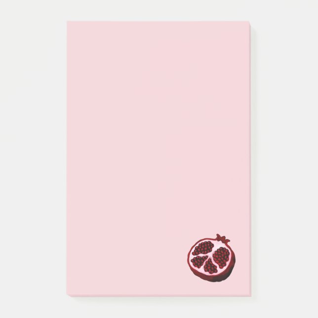 Granatapfel - Fruchtsammlung -  Post-it Klebezettel (Vorderseite)