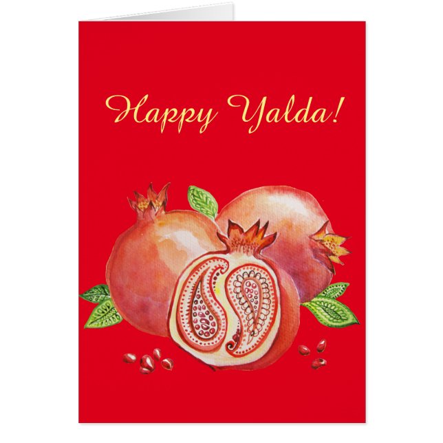 Granatapfel glückliches Yalda (Vorne)