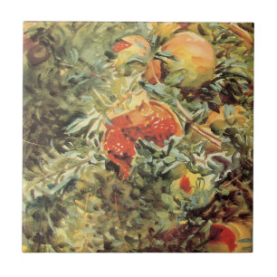 Granatäpfel II von John Singer Sargent Fliese