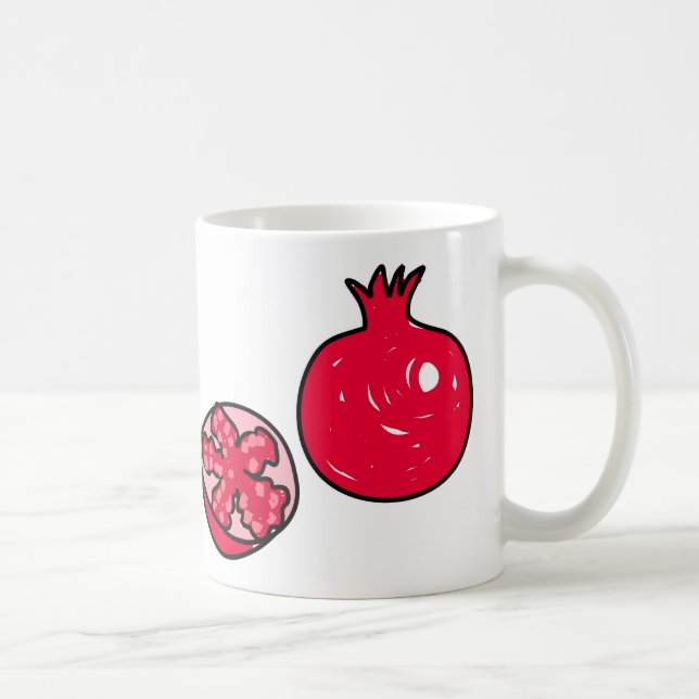 Granatapfel Kaffeetasse (Rechts)