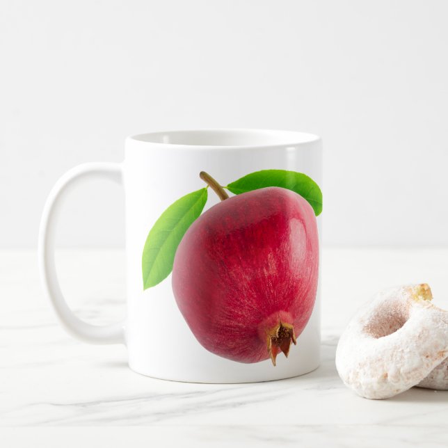 Granatapfel Kaffeetasse (Mit Donut)