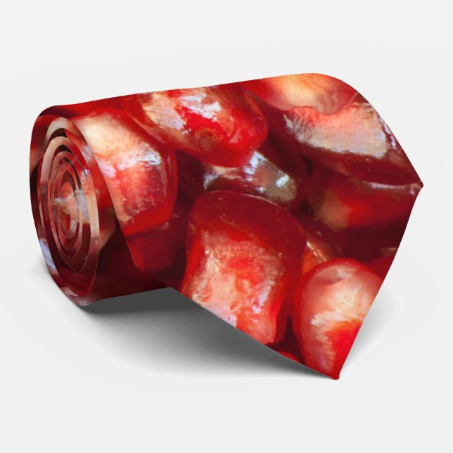 Granatapfel Krawatte (Gerollt)