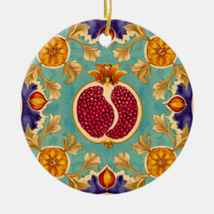Granatapfel-Liebe Keramik Ornament
