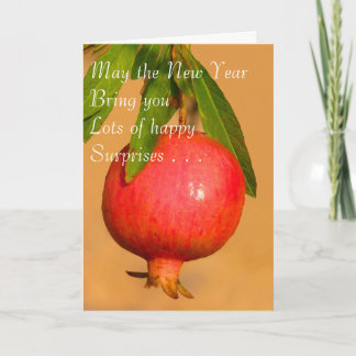 Granatapfel Rosh HaShana Karte