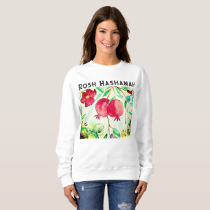 Granatapfel Rosh Hashanah Frucht Shana Tova Sweatshirt