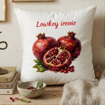 Granatapfel Rot Reich Ölfarbe Ästhetisch Elegant