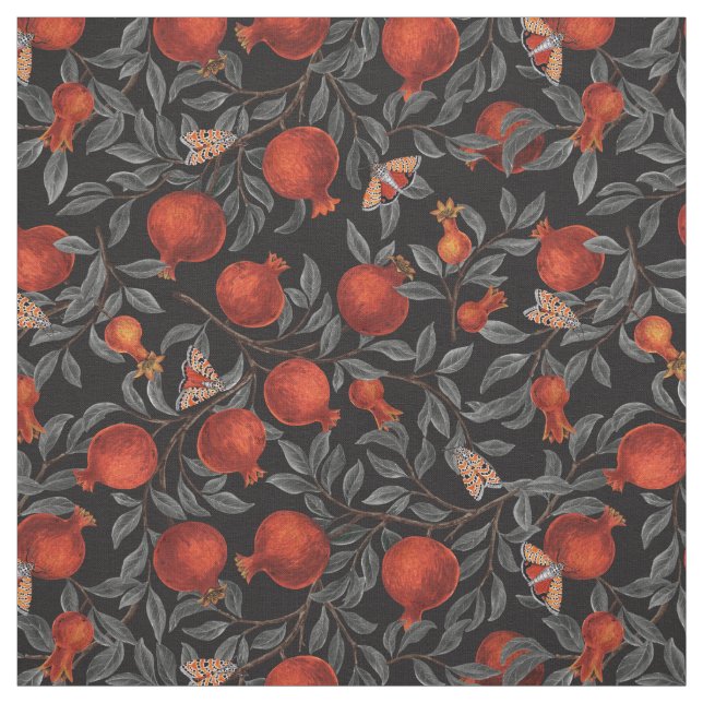 Granatäpfel Stoff (Muster)