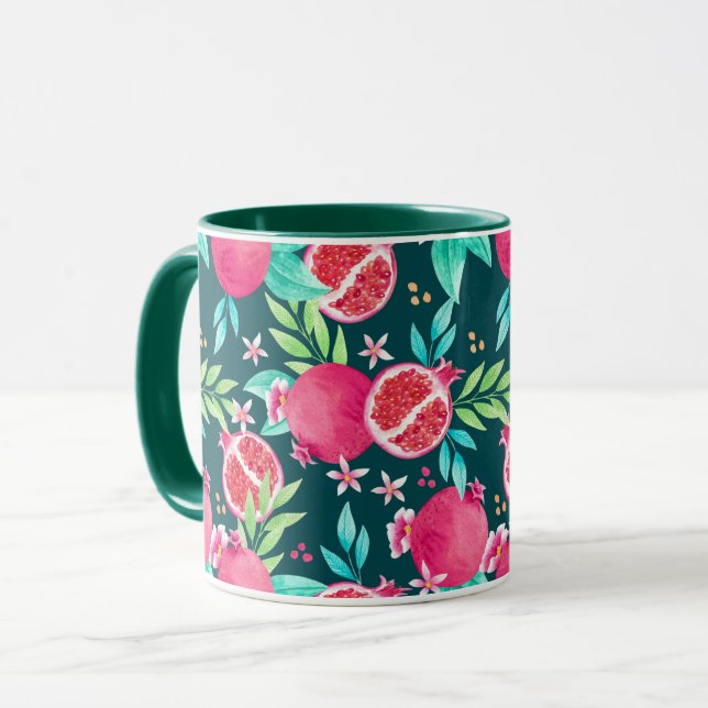 Granatapfel Tasse (Vorderseite Links)