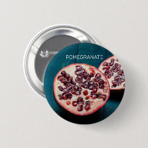Granatapfel-Vegane-Frucht-Gourmet-Foodie-Souvenir Button