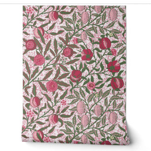 Granatapfel William Morris Magenta Tapete